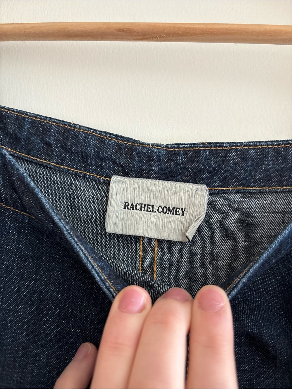 Rachel Comey Indigo Denim Maxi Dress - Picture 5 of 10